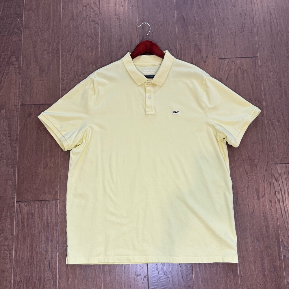 Vineyard Vines Men’s Yellow Polo Shirt